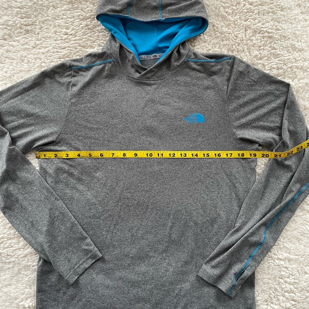 Men S THE NORTH FACE Flashdry Running Hoodie Gray - Picture 4 of 12